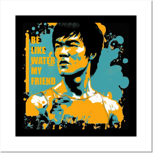 Bruce Dragon Legend Movie Bruce Jeet Kune Do Wall Art by Garmentcrooks